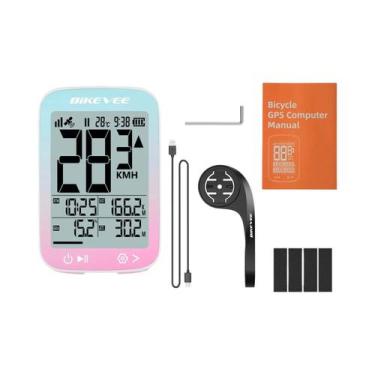 Imagem de Computador De Bicicleta GPS Sem Fio À Prova d'Água, Odômetro, Velocíme