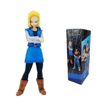 Imagem de Figuras De Ação Dragon Ball Z Android 17 18 Em PVC, Brinquedos Para Cr