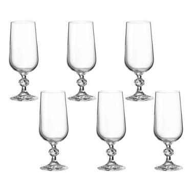 Imagem de Taça de Cristal Bohemia Para Champanhe 180 ml Claudia/Sterna 12 Peças 