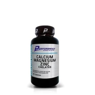 Imagem de Calcio Magnesio Zinco Quelato Performance Nutrition - 100 Tabletes-Unissex