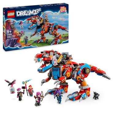 Imagem de LEGO DREAMZzz Dinossauro Robot C-Rex de Cooper terodáctilo de brinquedo reconstruível, figura articulada de T. Rex e 4 minifiguras, presente para meninos e meninas de 9 anos ou mais 71484