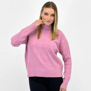 Imagem de Blusa Facinelli Tricot Gola Alta Texturizada Feminina-Feminino