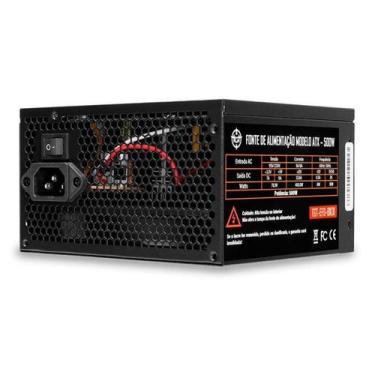 Imagem de Fonte TGT Enfield 500W ATX 2.31 Bivolt 12V Preto - TGT-EFD-BK01