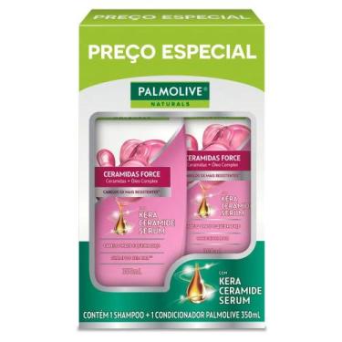 Imagem de Kit Palmolive Naturals Ceramidas Force Shampoo + Condicionador 350ml C