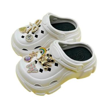 Imagem de Chinelos De Urso Arco-Íris Com Laço Para Meninos E Meninas, Solado Mac