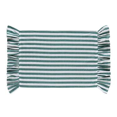 Imagem de Jogo Americano Copa E Cia Avulso Dupla Face Marie Xadrez Verde