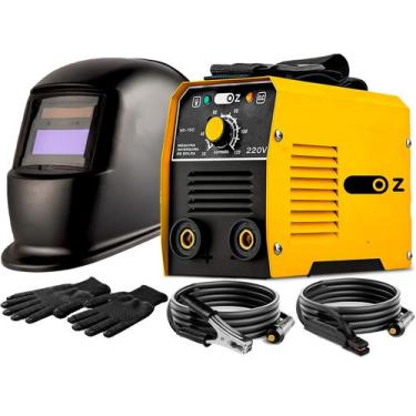 Imagem de Máquina Inversora De Solda Mma Eletrodo 220V Com Máscara De Solda Foto