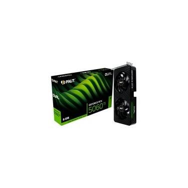 Imagem de Placa de Vídeo Palit RTX 5060 Ti DUAL NVIDIA GeForce, 8GB GDDR7 128bit, FP4 e DLSS 4, Ray Tracing - NE7506T019P1-GB2062D