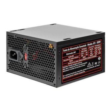 Imagem de Fonte Gamer TGT Tomahawk T3 500W ATX 2.31 Preto - TGT-T2WK500-BK01