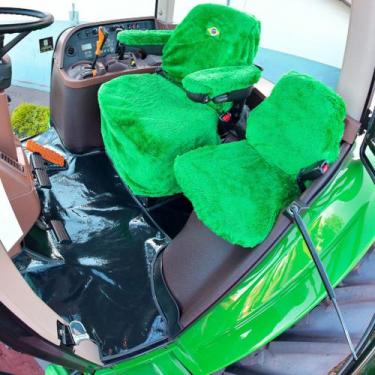 Imagem de Jogo Capa Operador e Passageiro Banco Chinil Compatível Trator John De