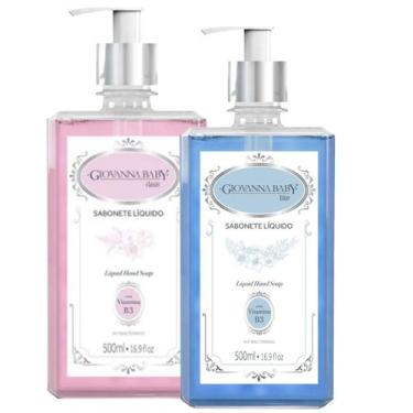 Imagem de Kit Sabonete Liq Giovanna Baby Classic + Blue 500ml