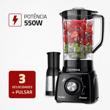 Imagem de Liquidificador Turbo Power Mondial 550W - L-99 FB 127V