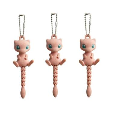 Imagem de Chaveiro Mew Pokémon Articulado  Flexível, Criativo e Colecionável -, 