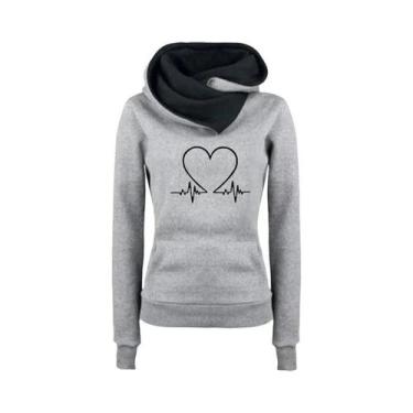 Imagem de Conjunto De Moletom Feminino De Inverno Quente Com Capuz E Calça Para 