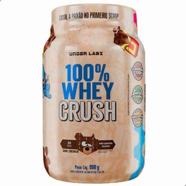 Imagem de 100% Whey Protein Crush Concentrado 900g Under Labz, Chocolate