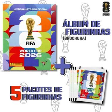 Imagem de ÁLBUM DE FIGURINHAS COPA DO MUNDO OFICIAL World Cup FIFA 2026 Capa Bro