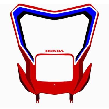Imagem de Carenagem Farol Biker R1de Xr 250 Tornado C/ Adesivo, Vermelho