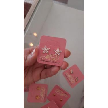Imagem de Brinco pequeno zirconia - MD folheados estilo ouro 