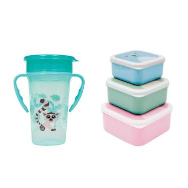 Imagem de KIT Copo 360 300ml e Pote Gumy com 3und Buba