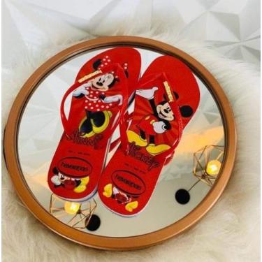 Imagem de Chinelo Minnie Vermelho Tamanho 34 - Havaianas