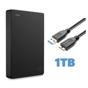 Imagem de Hd Externo Slim Portátil 1TB Usb 3.0 Ps4 Ps5 Xbox Pc opl - Knup
