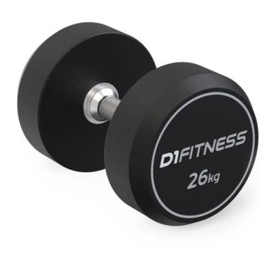 Imagem de Dumbbell Rubber Elite 26kg - D1Fitness