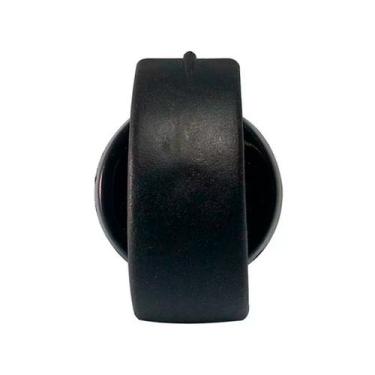 Imagem de 10 Botão Para Fogão Cont. Novita Capacete Cano Longo Preto - Central f