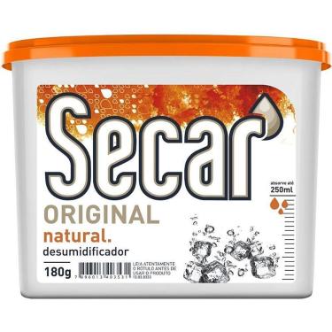 Imagem de Desumidificador Secar Original Natural 180g Absorve Umidade Previne Mofo Fungos Ambientes Fechados Soin