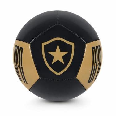 Imagem de Bola Oficial Botafogo Futebol Preta e Dourada Glorioso BFR-4