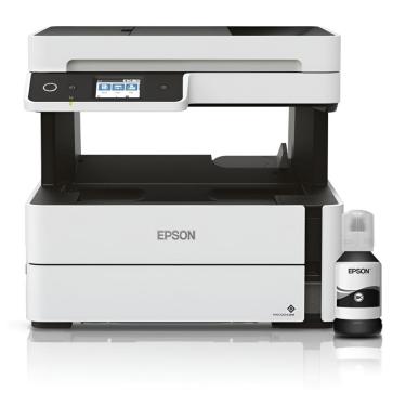 Imagem de Multifuncional Epson EcoTank M3180 Mono - com Tanque de Tinta - Impressora, Copiadora, Scanner e Fax