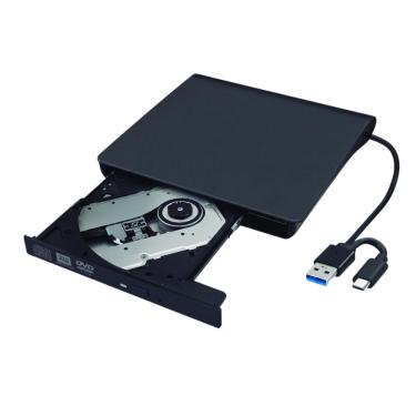 Imagem de Gravador DVD Externo Portátil - USB 3.0 e USB-C - LT-DVD01