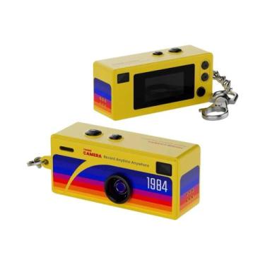 Imagem de Câmera Digital Retrô Com Chaveiro, Mini Filmadora 1080P Com Suporte Pa