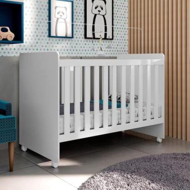 Imagem de Berco Mini Cama Catatau New 97cm x 132,8cm Branco - J&A Móveis