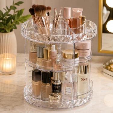 Imagem de Organizador de Cosméticos Giratório - TOP RIO