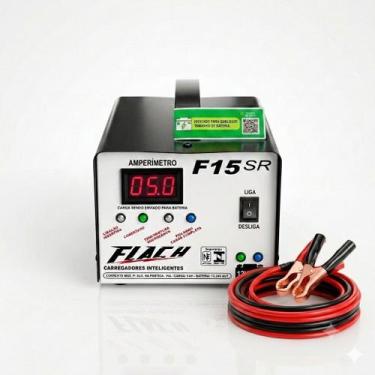 Imagem de Carregador De Bateria Inteligente F15 Sr 5a - 12/24v Aux. Partida Flac