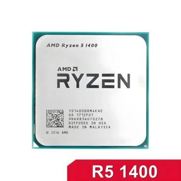 Imagem de Processador CPU Quad-Core AMD Ryzen 5 1400 R5 1400 3,2 GHz soquete AM4