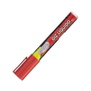 Imagem de Giz Liquido BRW 6mm Vermelho