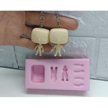 Imagem de Molde de Silicone Pops mini para chaveiros - Deise Biscuits