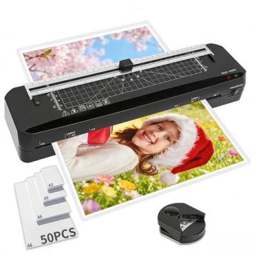 Imagem de Laminadora LADISHAN A3 Aquecimento Rápido Fria e Térmica 50 Folhas