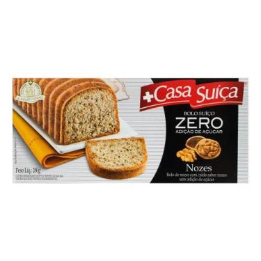 Imagem de Bolo de Nozes Zero Açúcar Casa Suíça em caixa de 280 g