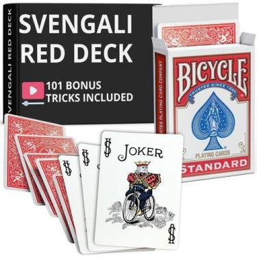 Imagem de Baralho Svengali Ted's Sterling Magic Vermelho com Coringa