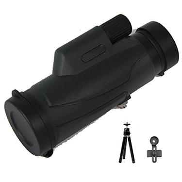 Imagem de Telescópio Monocular 10x42 de alta ampliação de alta definição para exteriores portáteis para pouca luz, cheios de nitrogênio e à prova d'água, adequados para viagens e shows