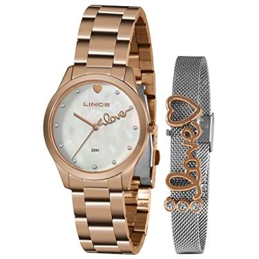 Imagem de Relógio Lince Feminino KIT LRR4668LKN00 B1RX Rosegold