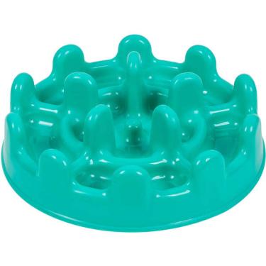 Imagem de Comedouro Interativo Pet Games Mini Lento Pet Fit Verde Água - Tam. Único
