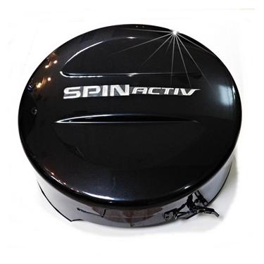 Imagem de Capa Estepe spin activ preto carbon flash rigida Com Cadeado E Trava De Segurança