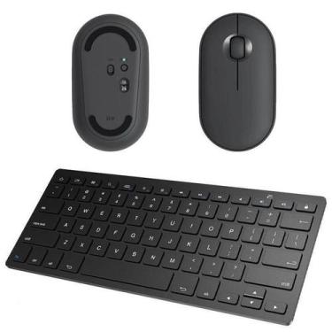 Imagem de Teclado, Mouse Bluetooth Preto Para Notebook Gigabyte - Skin Zabom