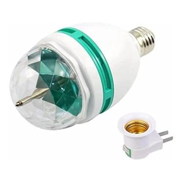 Imagem de Lâmpada De Led Colorido Rotativo Giratório Bola Maluca Festa
