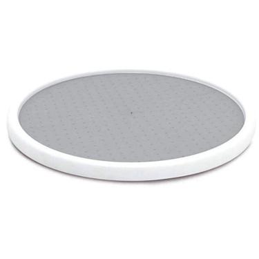 Imagem de Organizador Giratório Branco Redondo 25 cm - Mimo Style - SF1868