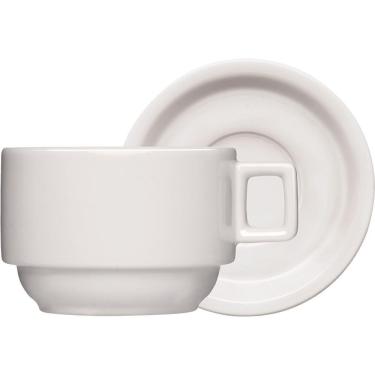 Imagem de Xicara de Chá com Pires Porcelana Classe Única Iguaçu Germer