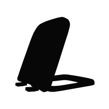 Imagem de Assento Sanitário Polipropileno Soft Close Misti Preto